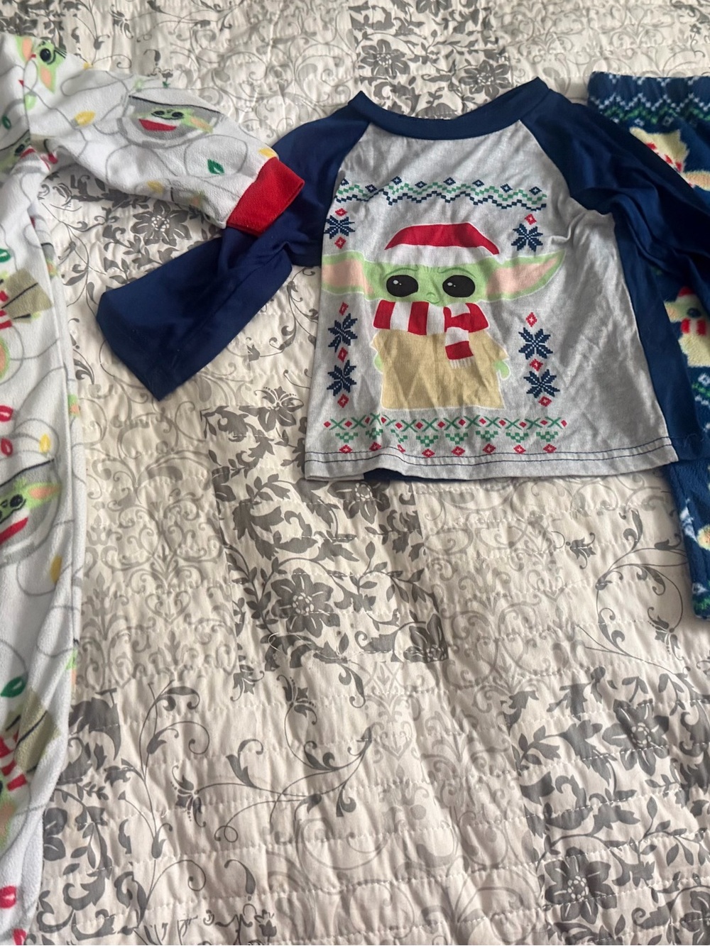Lot of two Grogu aka Baby Yoda 24 months and 2t pjs